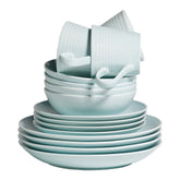 Blue 16 Piece Dinner Set